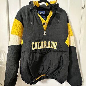 University of Colorado Boulder Vintage Starter Jacket CU Buffaloes